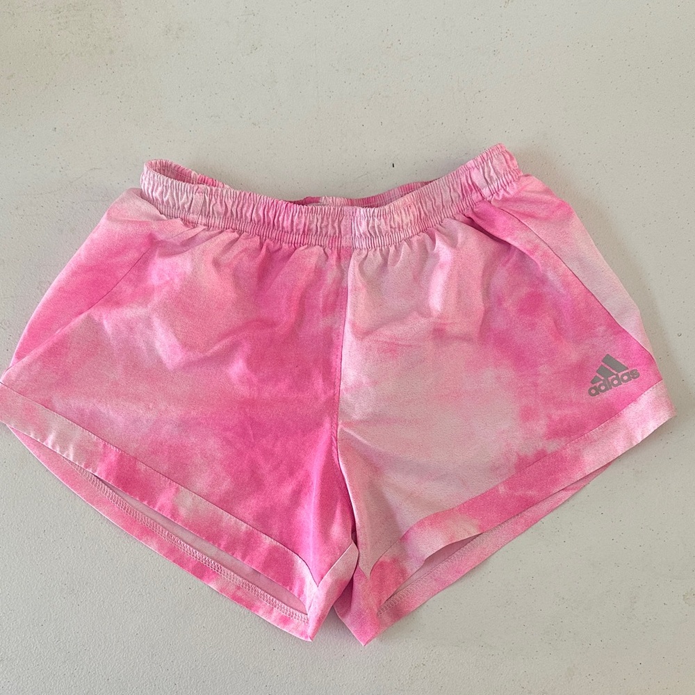 Adidas Kids Pink Athletic Shorts